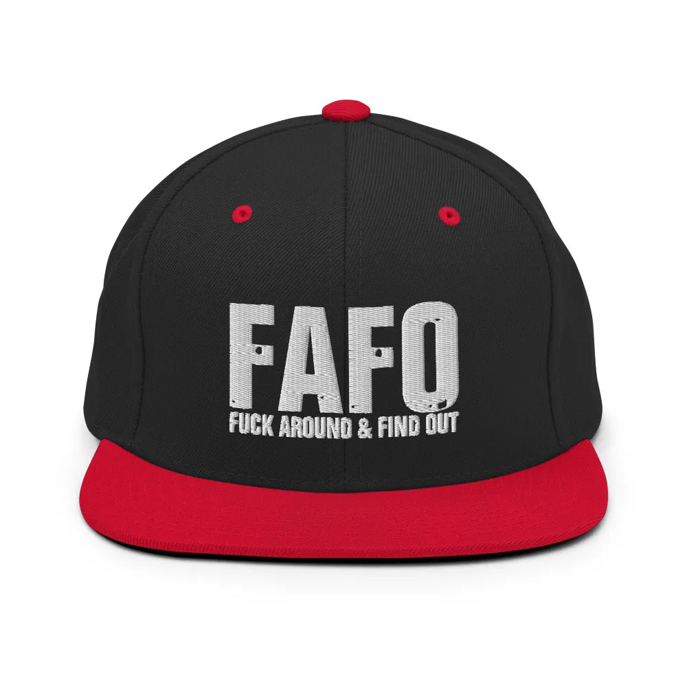 FAFO Snapback Hat