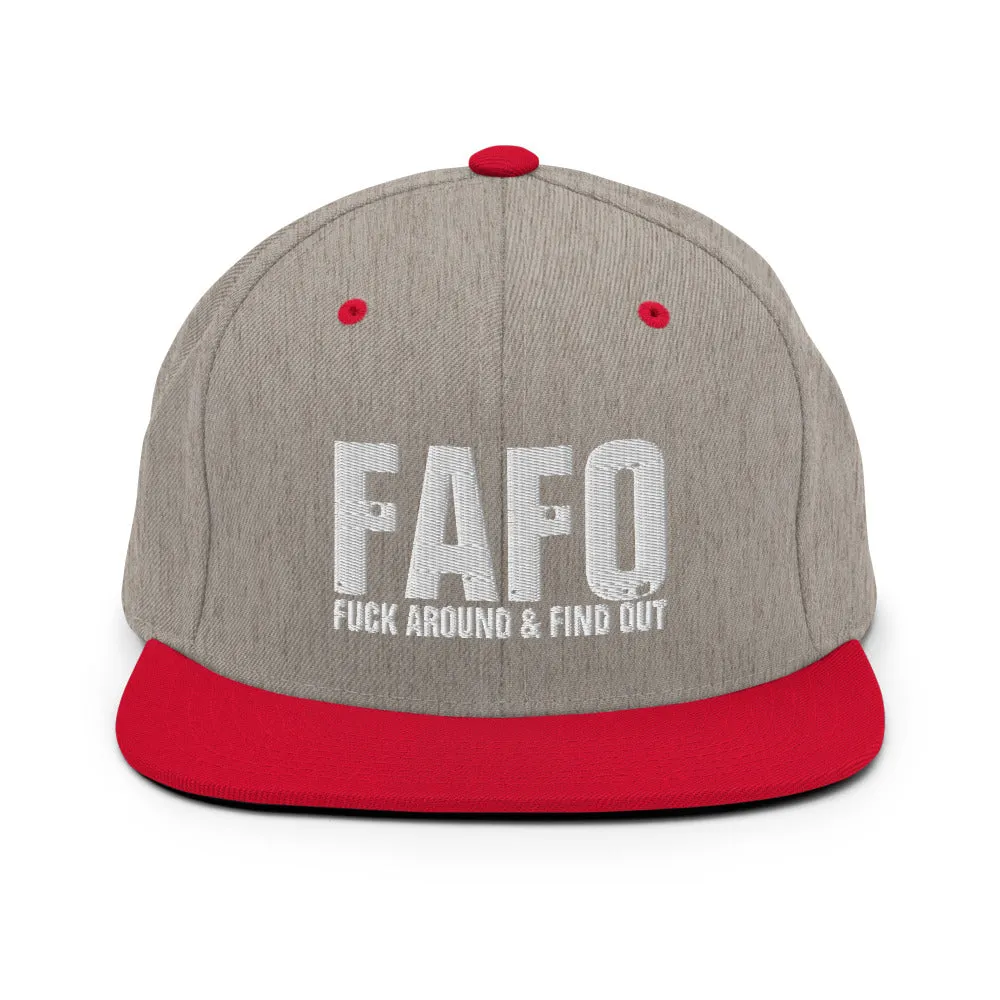 FAFO Snapback Hat