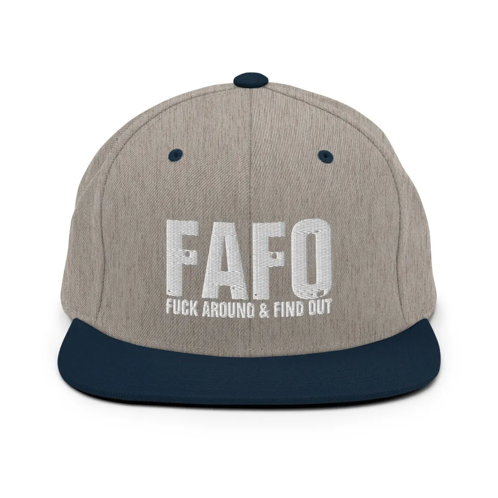FAFO Snapback Hat