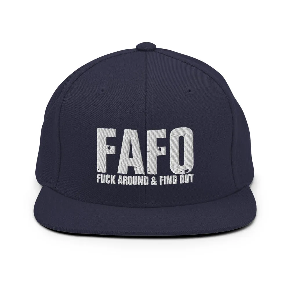 FAFO Snapback Hat