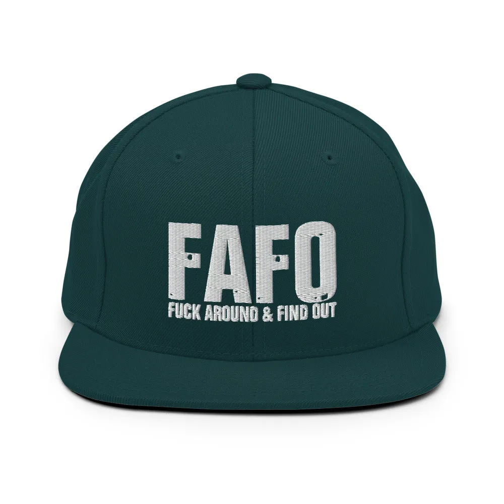 FAFO Snapback Hat