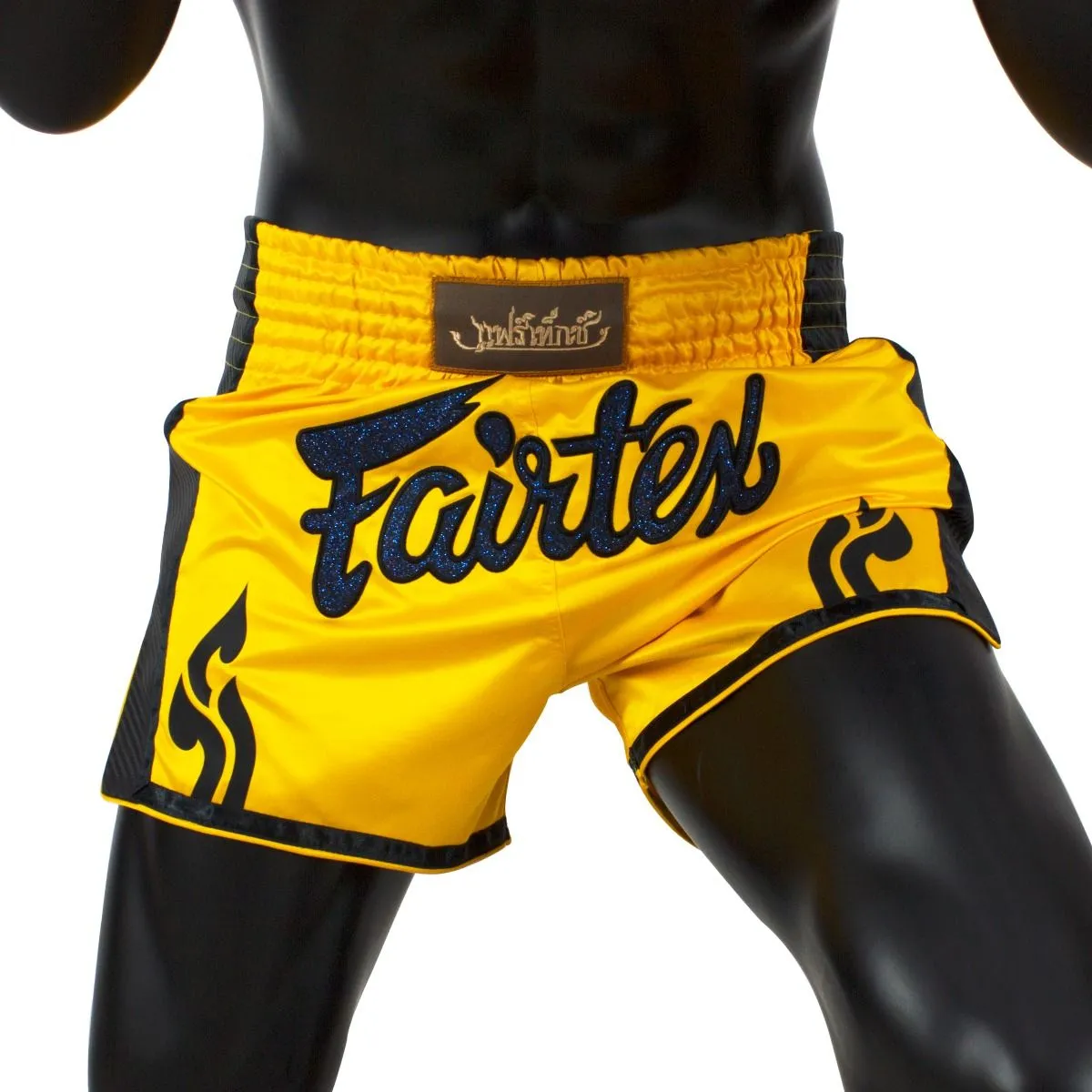FAIRTEX YELLOW POWER MUAY THAI SHORTS - BS1701