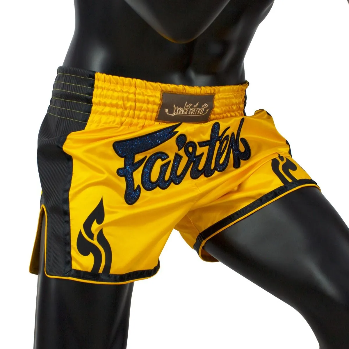 FAIRTEX YELLOW POWER MUAY THAI SHORTS - BS1701