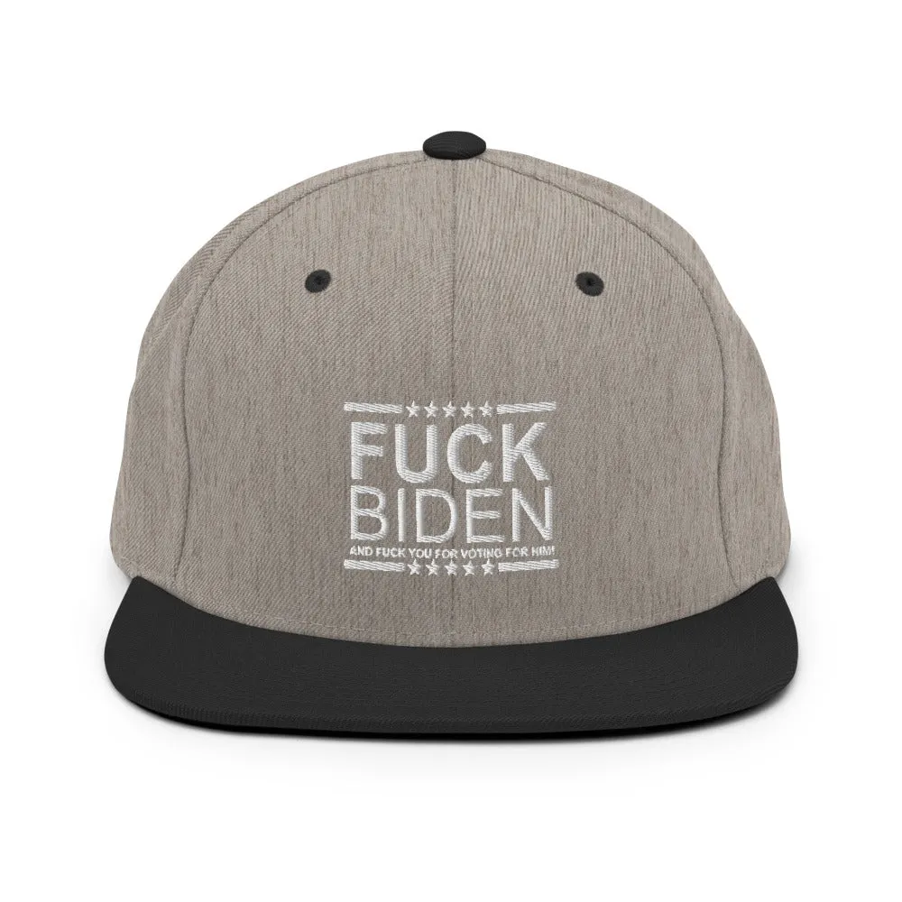 F**K BIDEN Snapback Hat