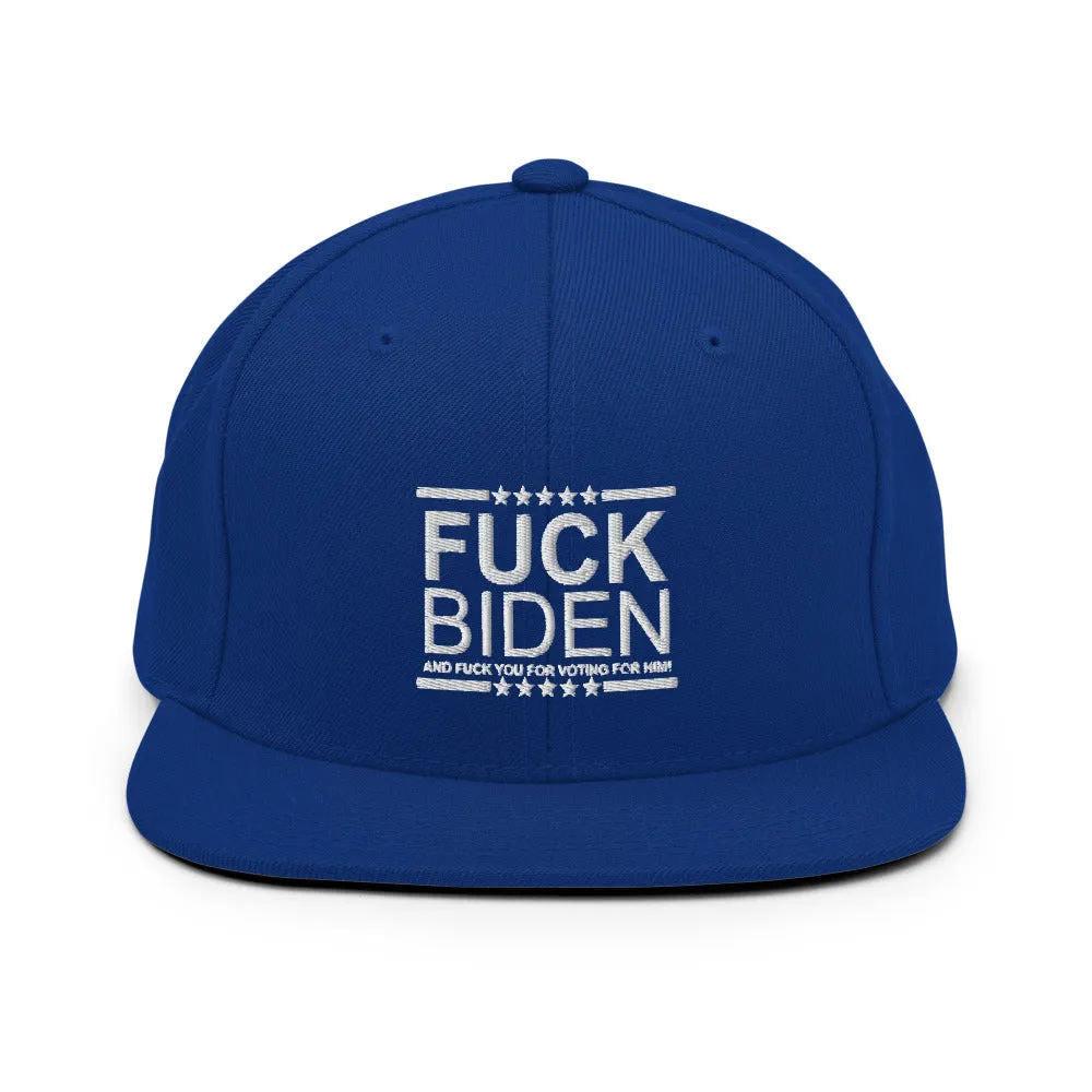 F**K BIDEN Snapback Hat