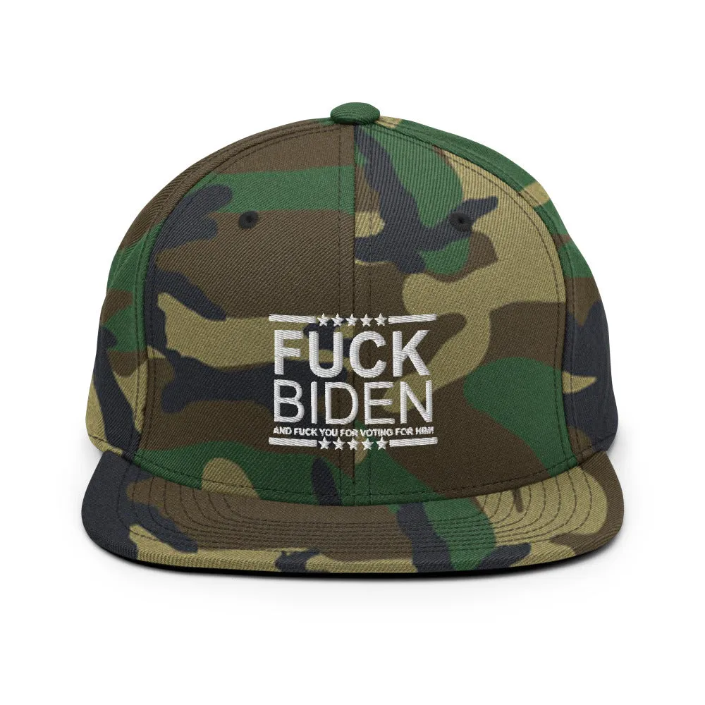 F**K BIDEN Snapback Hat