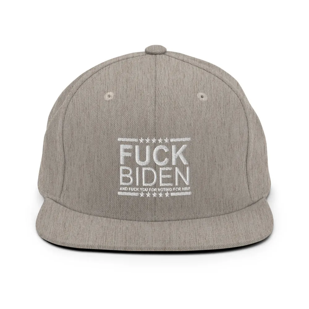F**K BIDEN Snapback Hat