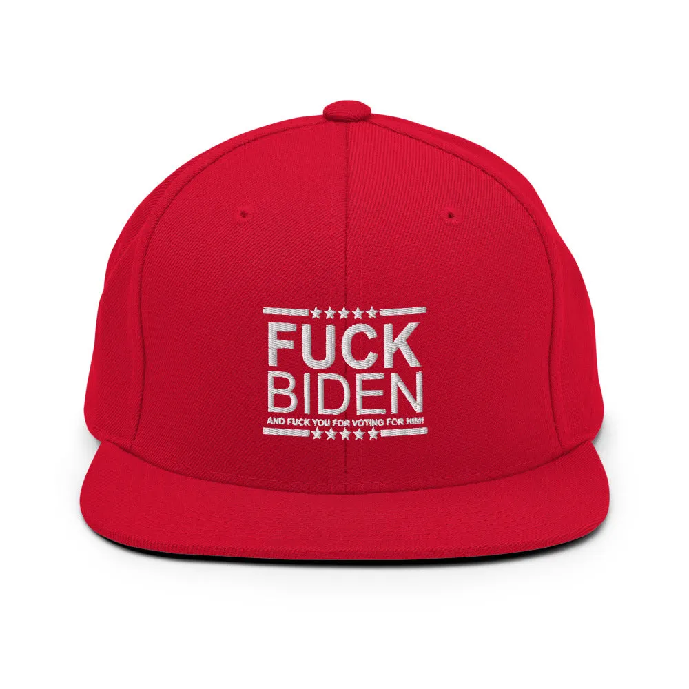 F**K BIDEN Snapback Hat