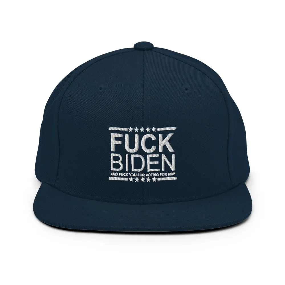 F**K BIDEN Snapback Hat