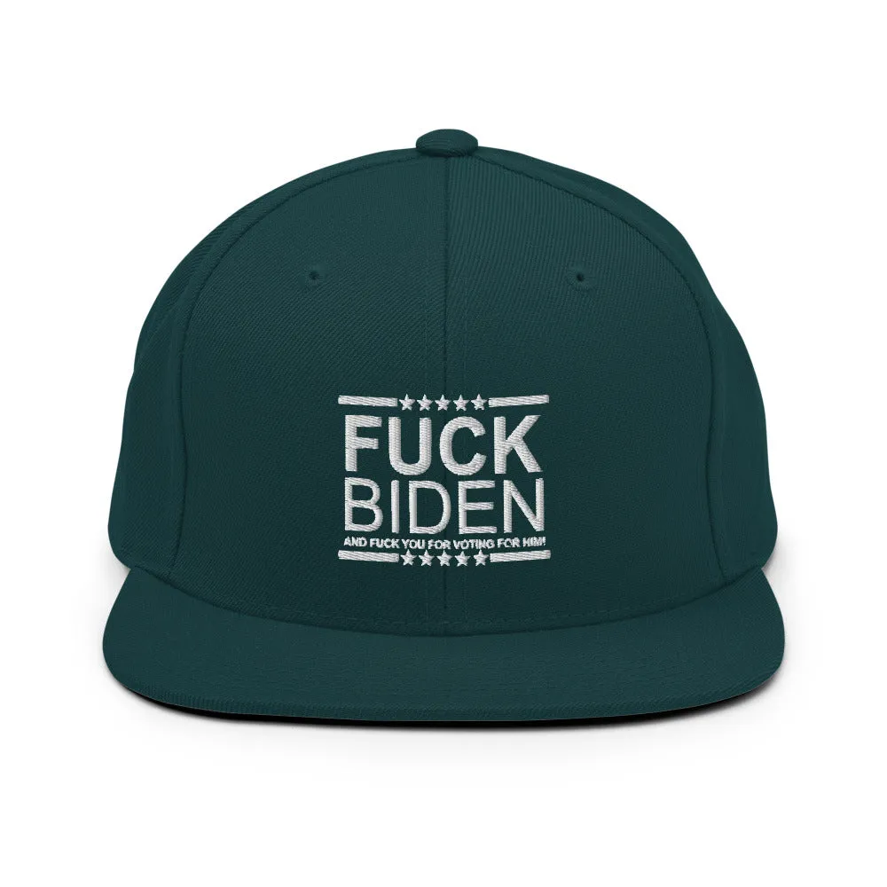 F**K BIDEN Snapback Hat