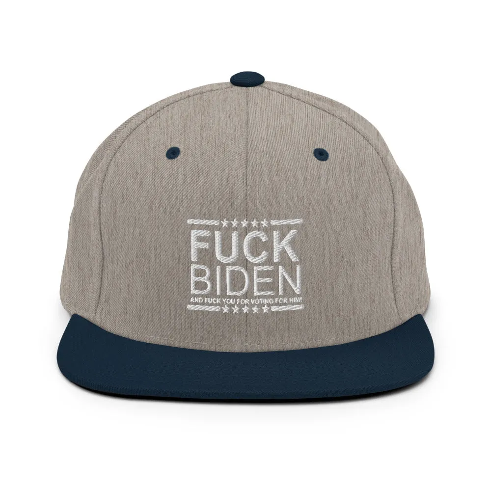 F**K BIDEN Snapback Hat