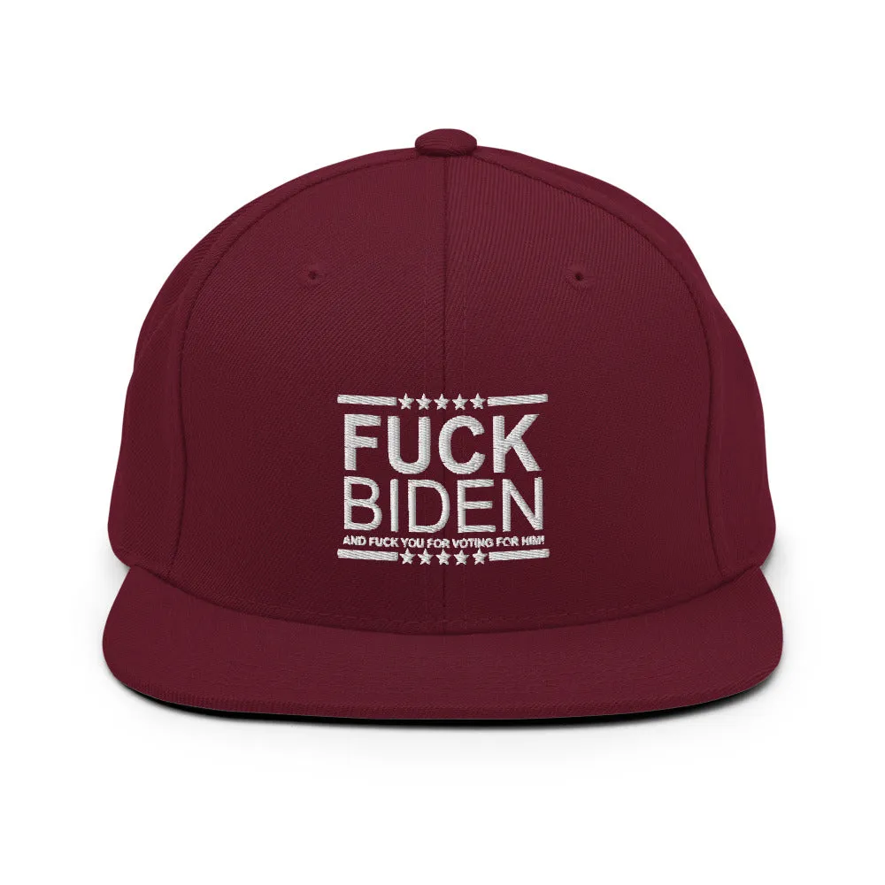 F**K BIDEN Snapback Hat