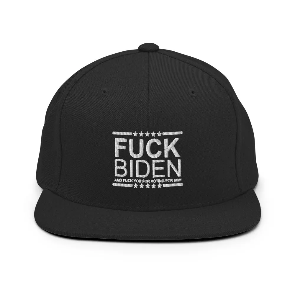 F**K BIDEN Snapback Hat