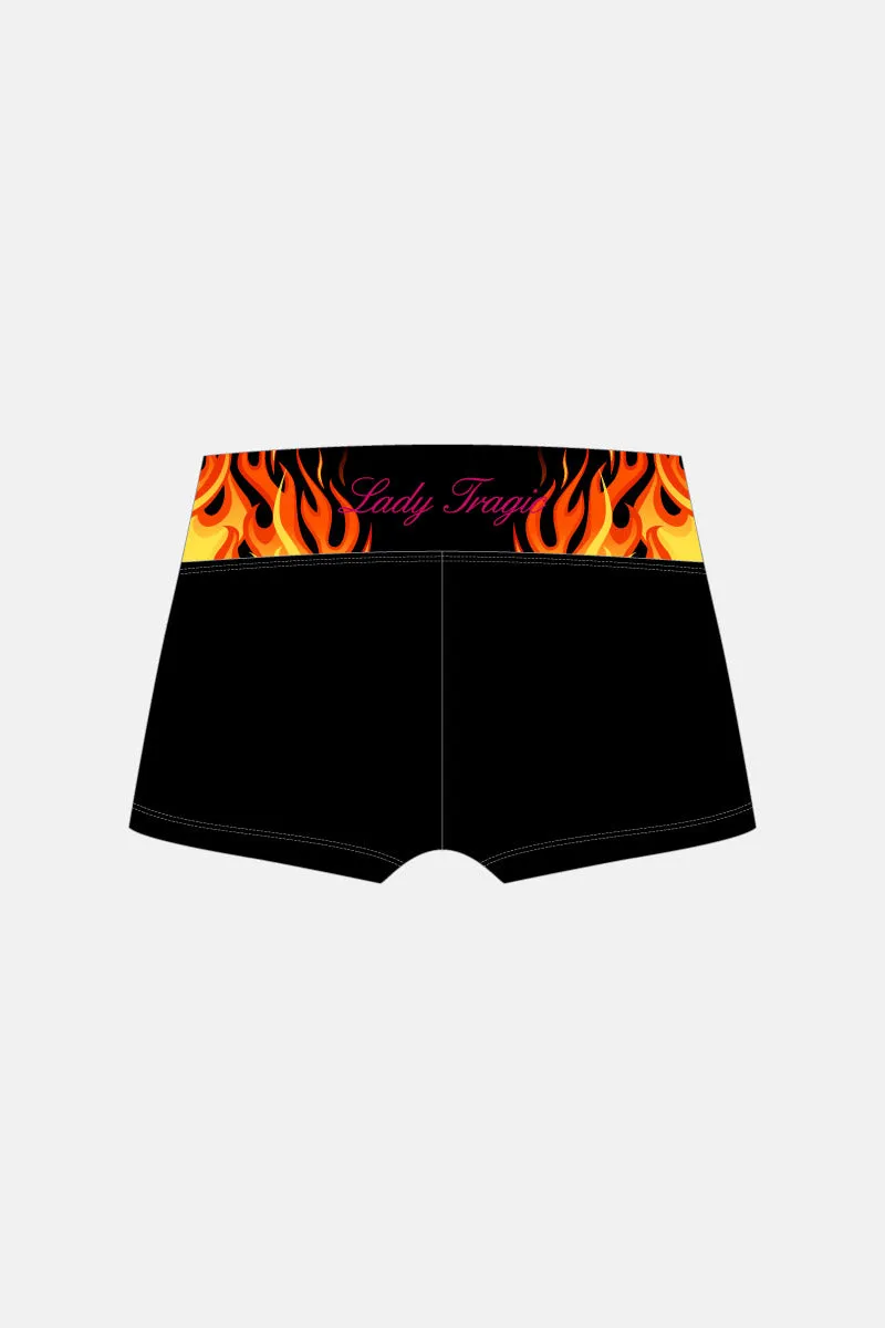 Flame Waistband Shorts