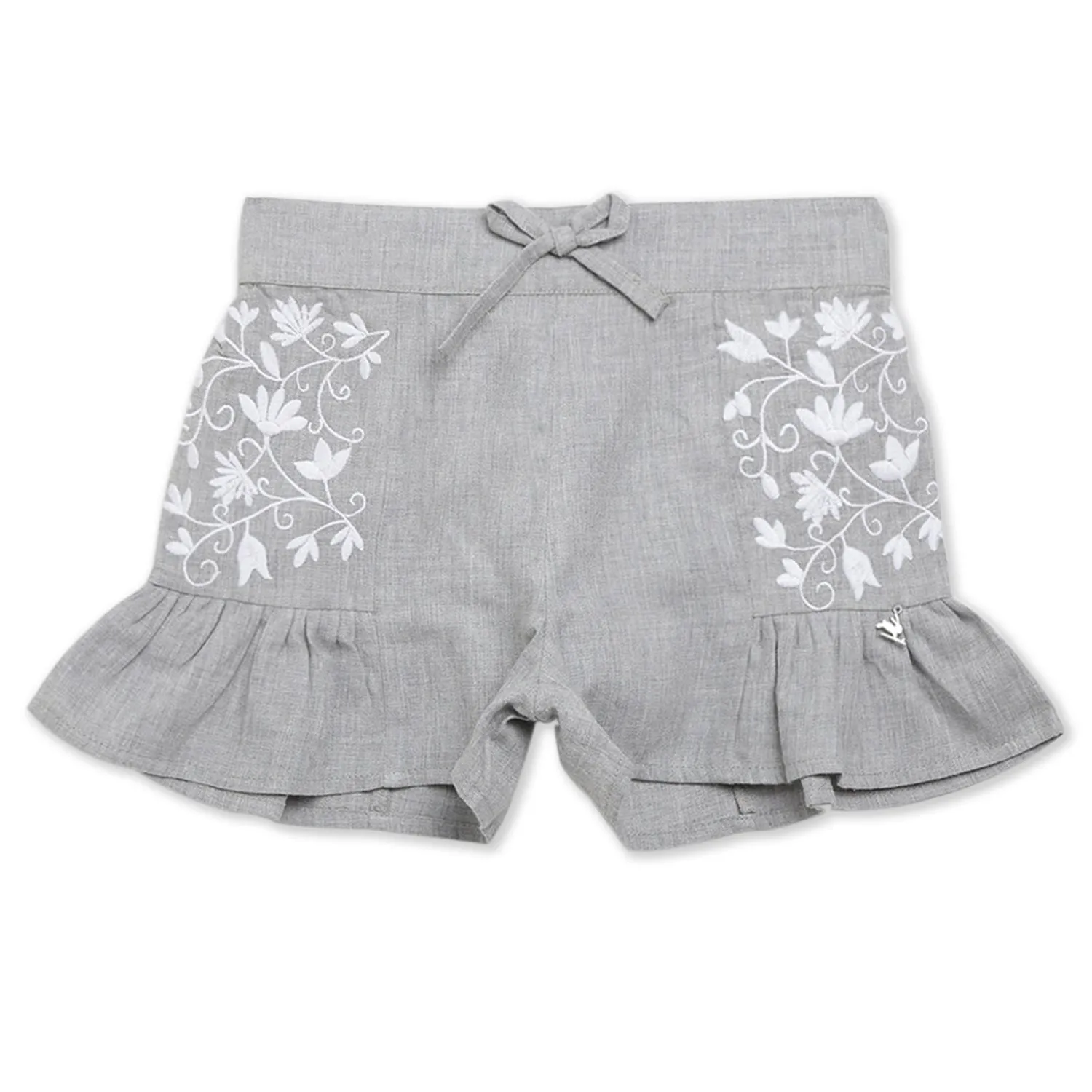 Floral Grey Shorts