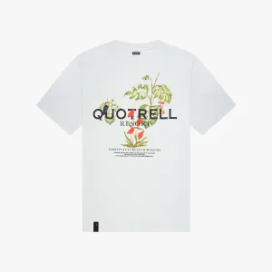 FLORAL T-SHIRT | LIGHT BLUE/BLACK