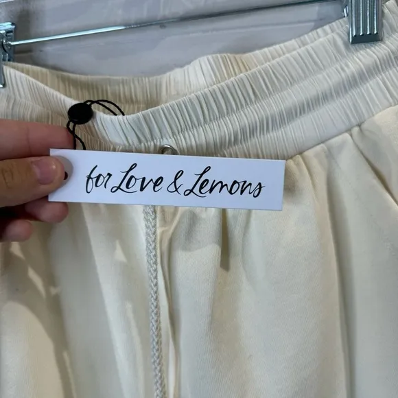 For Love &amp; Lemons | NWT Cream Shorts Size XS