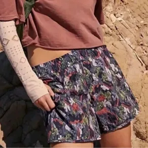 Free People Movement In The Wild Printed Shorts Supernova Combo Size Small