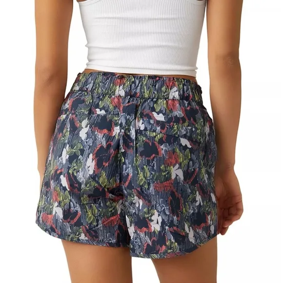 Free People Movement In The Wild Printed Shorts Supernova Combo Size Small
