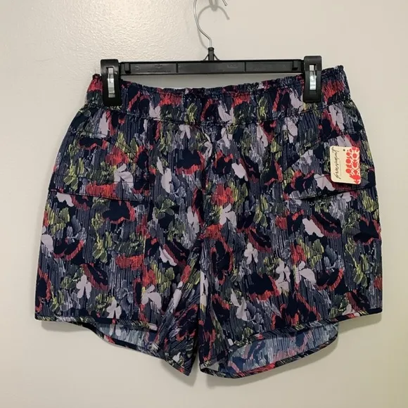 Free People Movement In The Wild Printed Shorts Supernova Combo Size Small