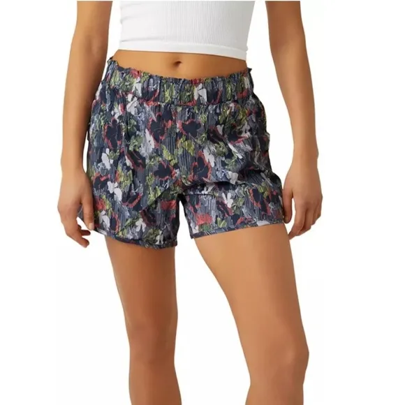 Free People Movement In The Wild Printed Shorts Supernova Combo Size Small