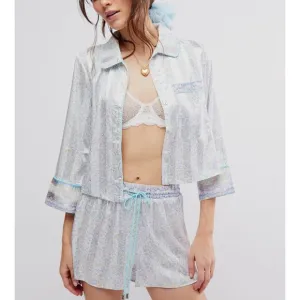 FREE PEOPLE Pillow Talk PJ Set / Ivory Combo