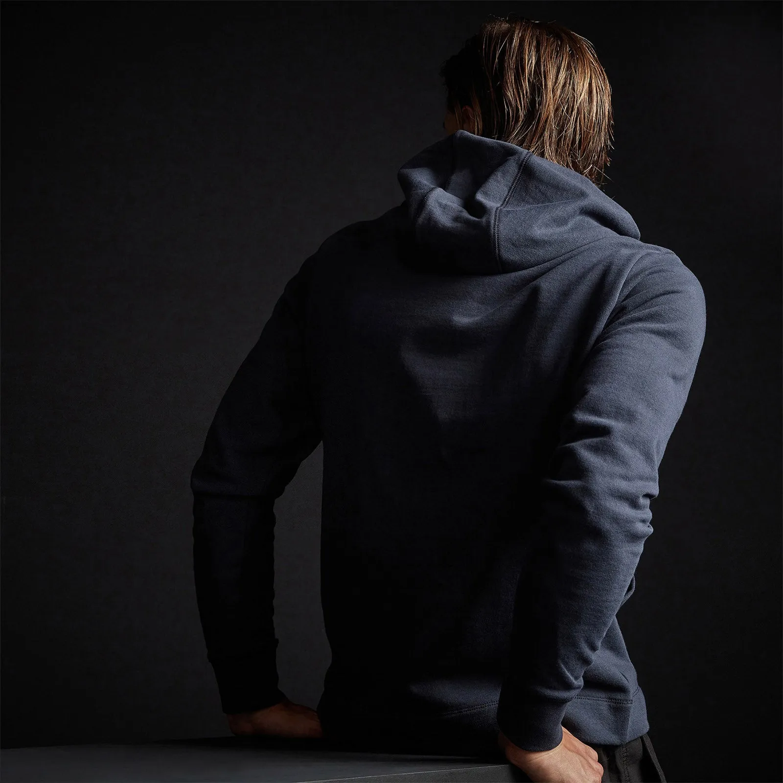 French Terry Pullover Hoodie - Titan