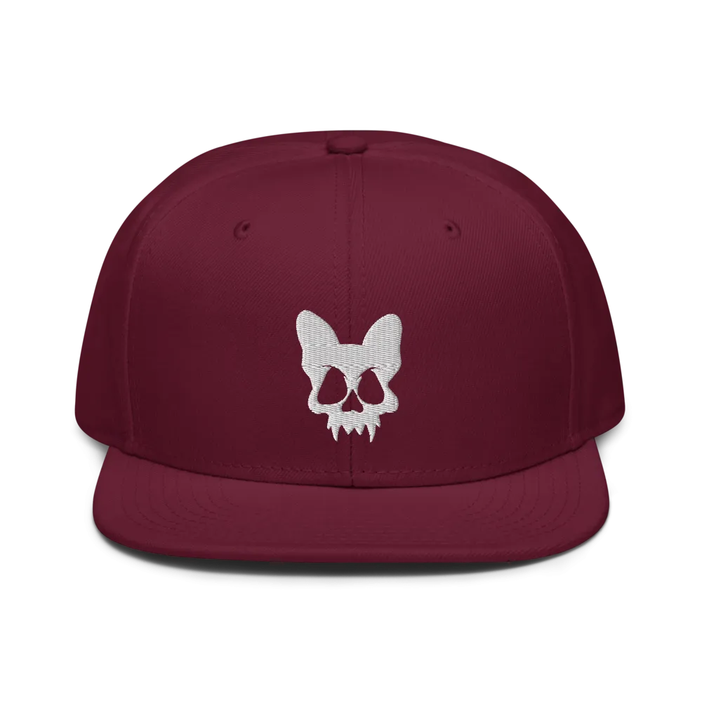 Frenchie Skull Snapback Hat