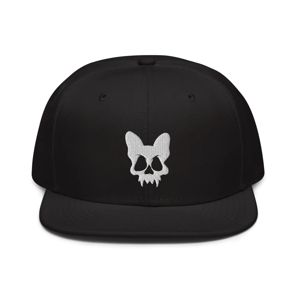 Frenchie Skull Snapback Hat
