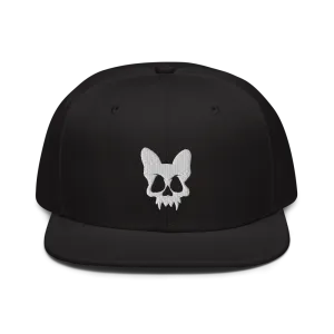 Frenchie Skull Snapback Hat