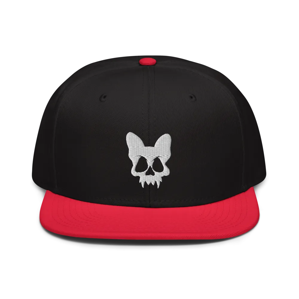 Frenchie Skull Snapback Hat