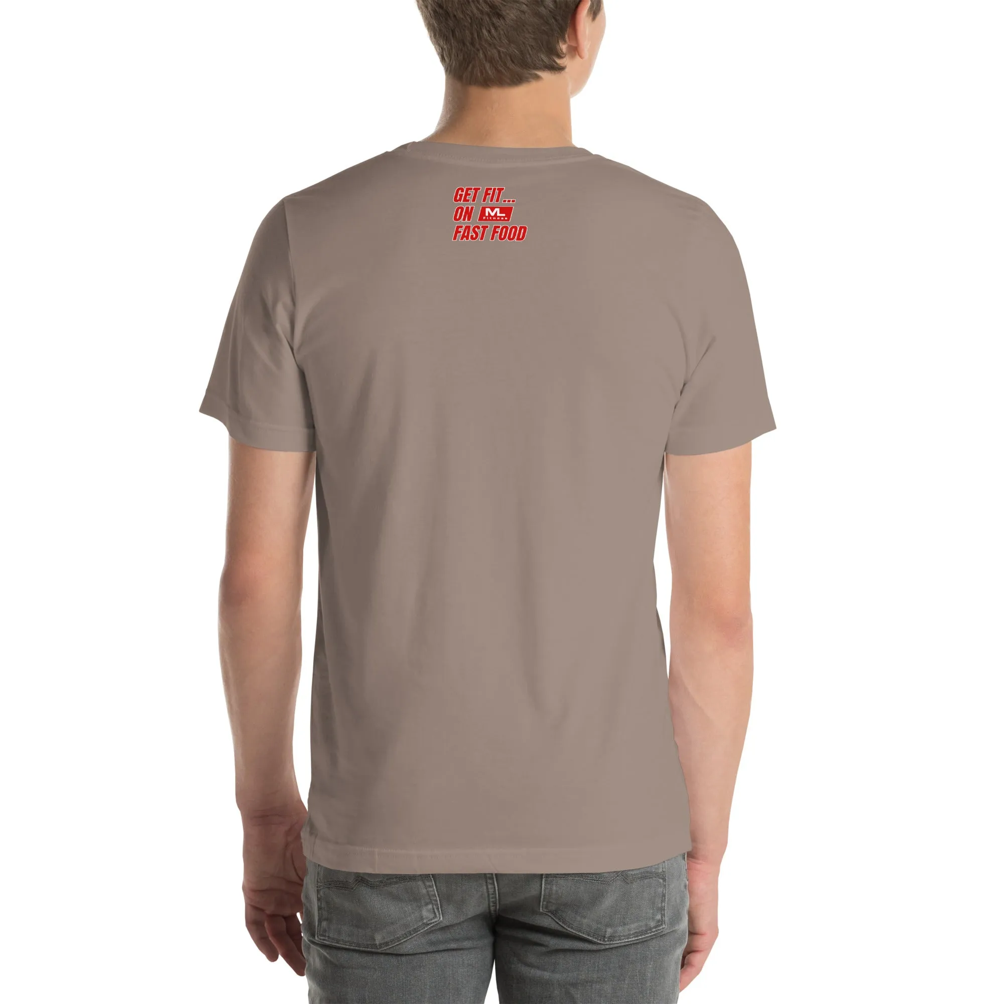 Get Fit On Fast Food logo Unisex t-shirt