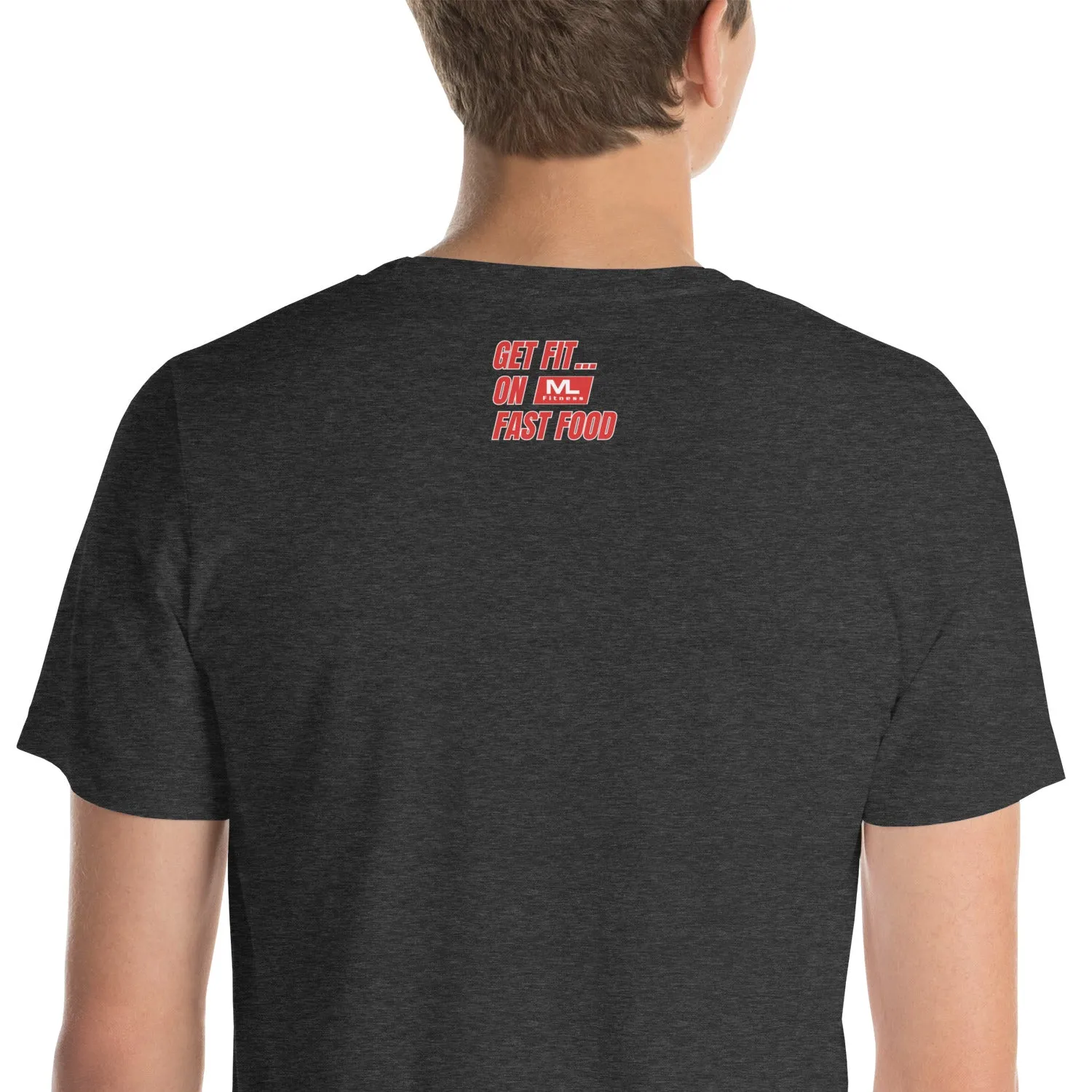 Get Fit On Fast Food logo Unisex t-shirt