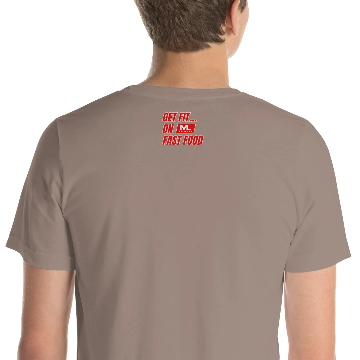 Get Fit On Fast Food logo Unisex t-shirt