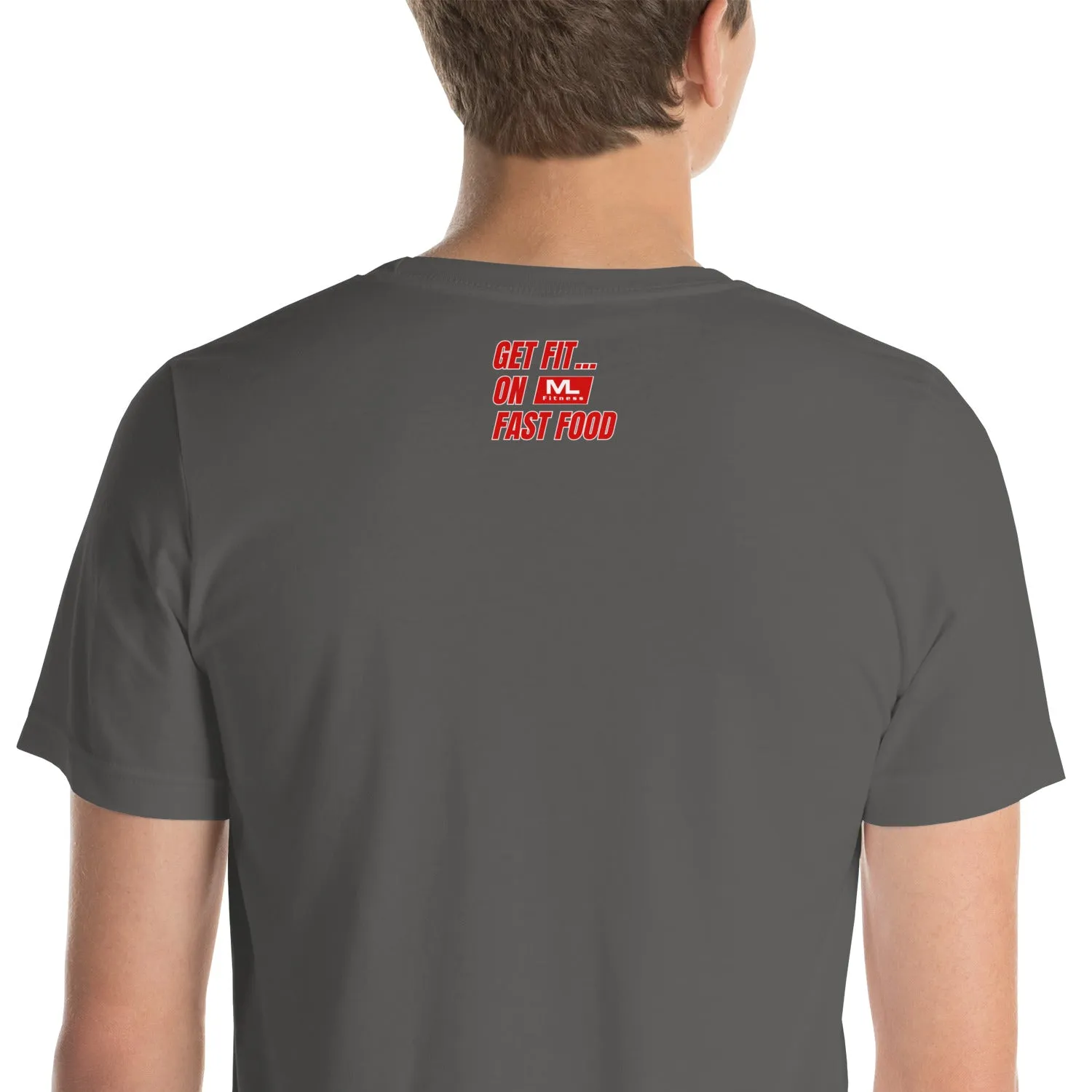 Get Fit On Fast Food logo Unisex t-shirt