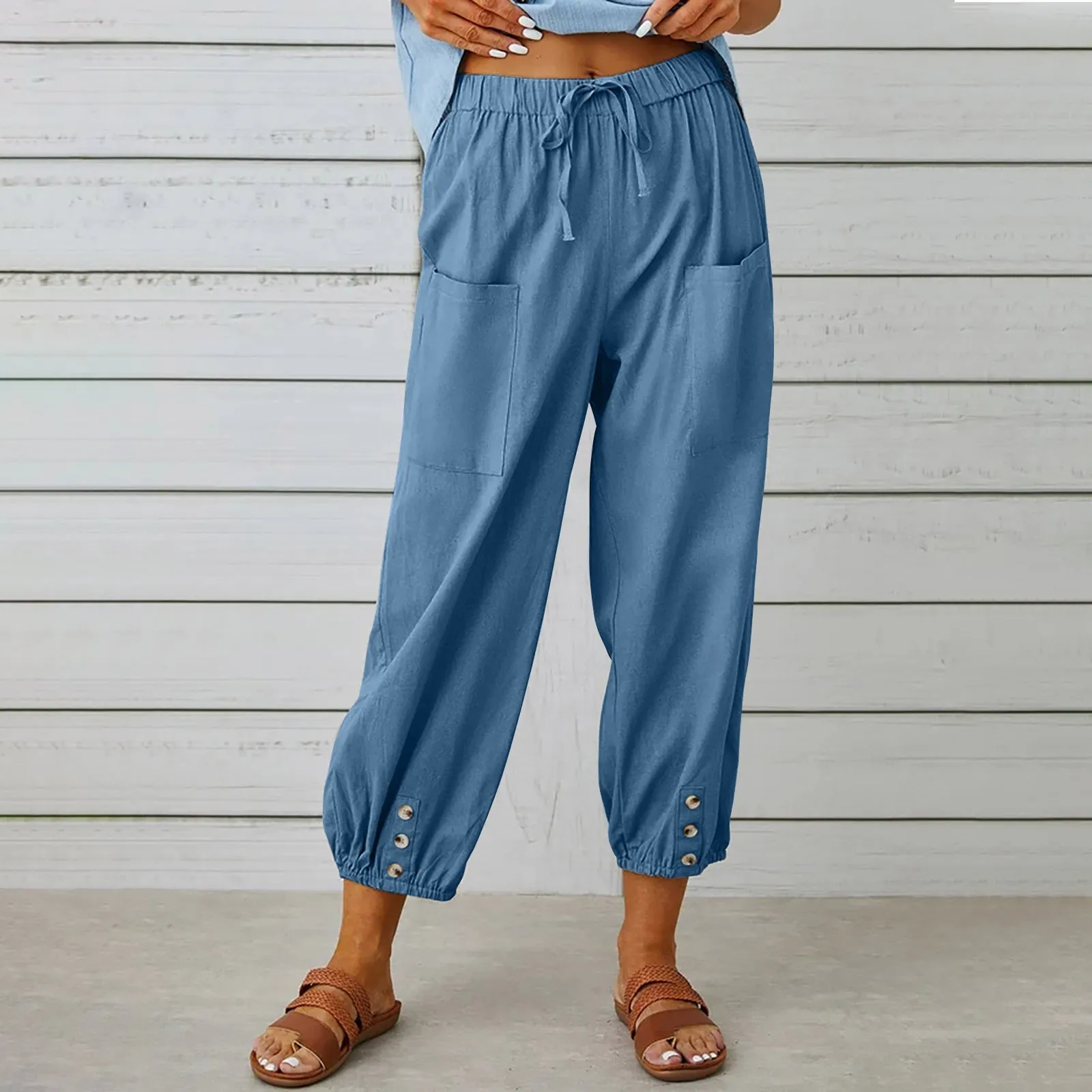 Get To It Light Loose Joggers