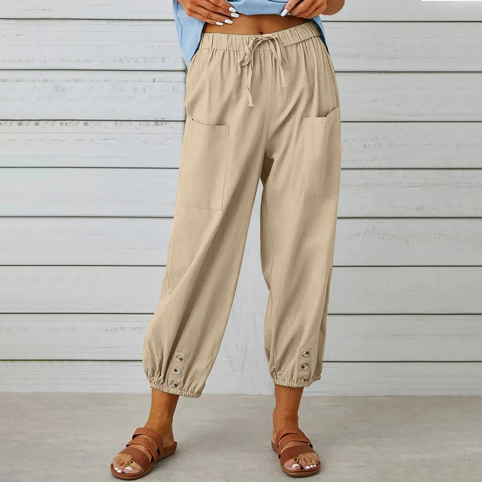 Get To It Light Loose Joggers