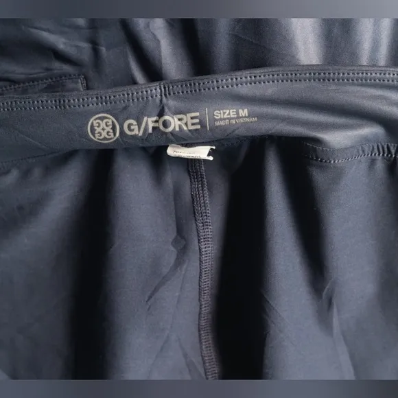 G/Fore Effortless Skort Skirt Golf Tennis Pickleball Navy Blue Stretch Medium