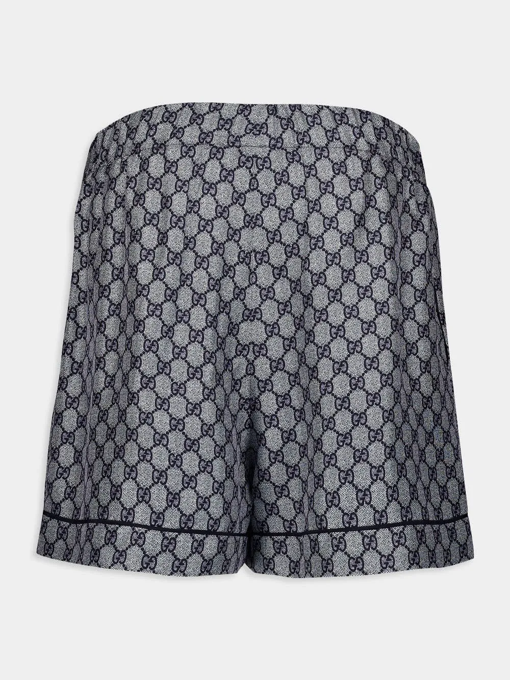 GG Silk Twill Shorts