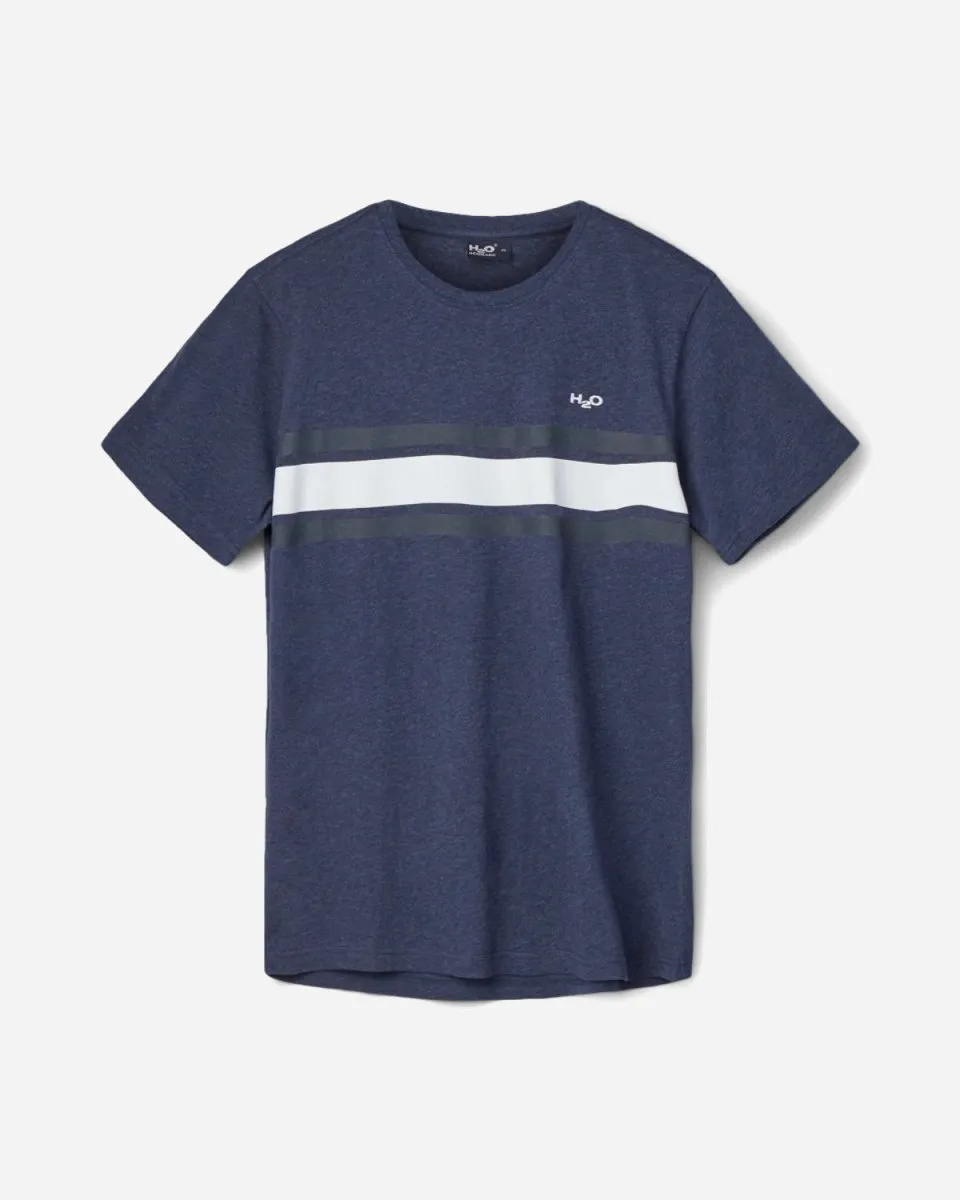 Gilleleje Tee - Navy/White