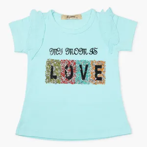 Girls T-Shirt - Light Blue