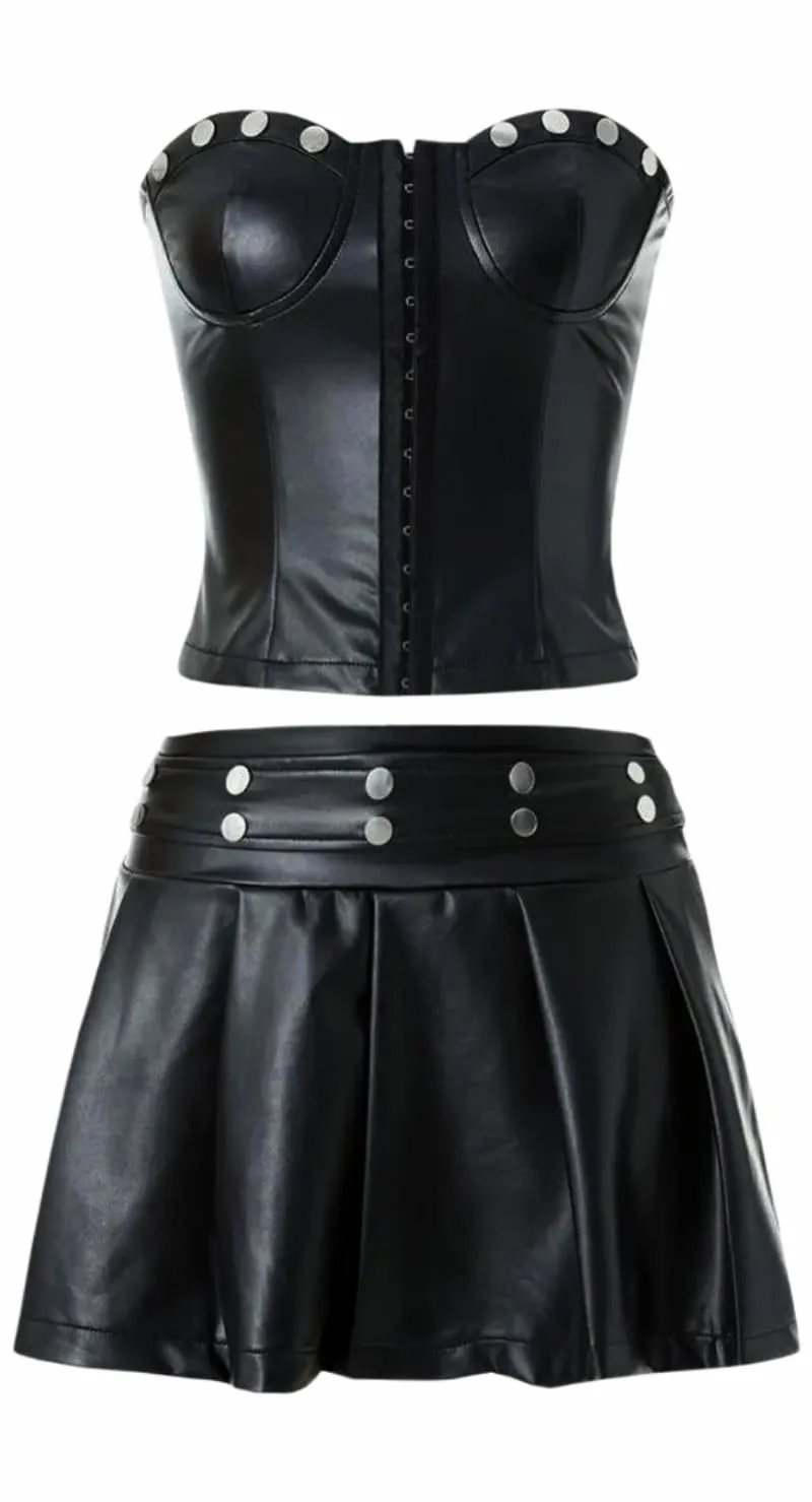 Glam Edge Leather Stunner