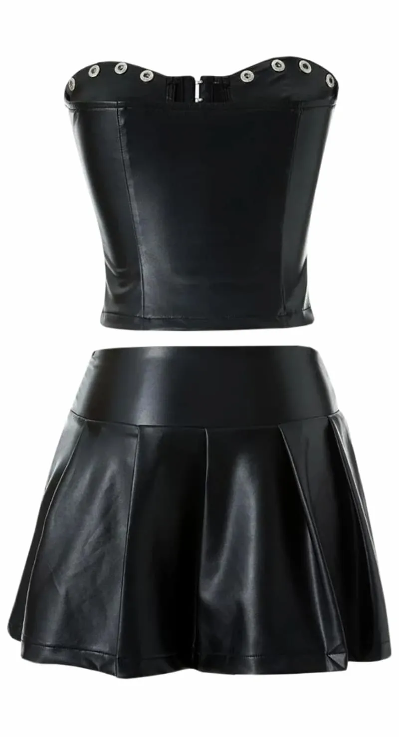 Glam Edge Leather Stunner