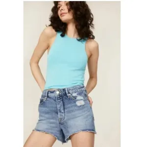 GOOD AMERICAN Bombshell Denim Shorts