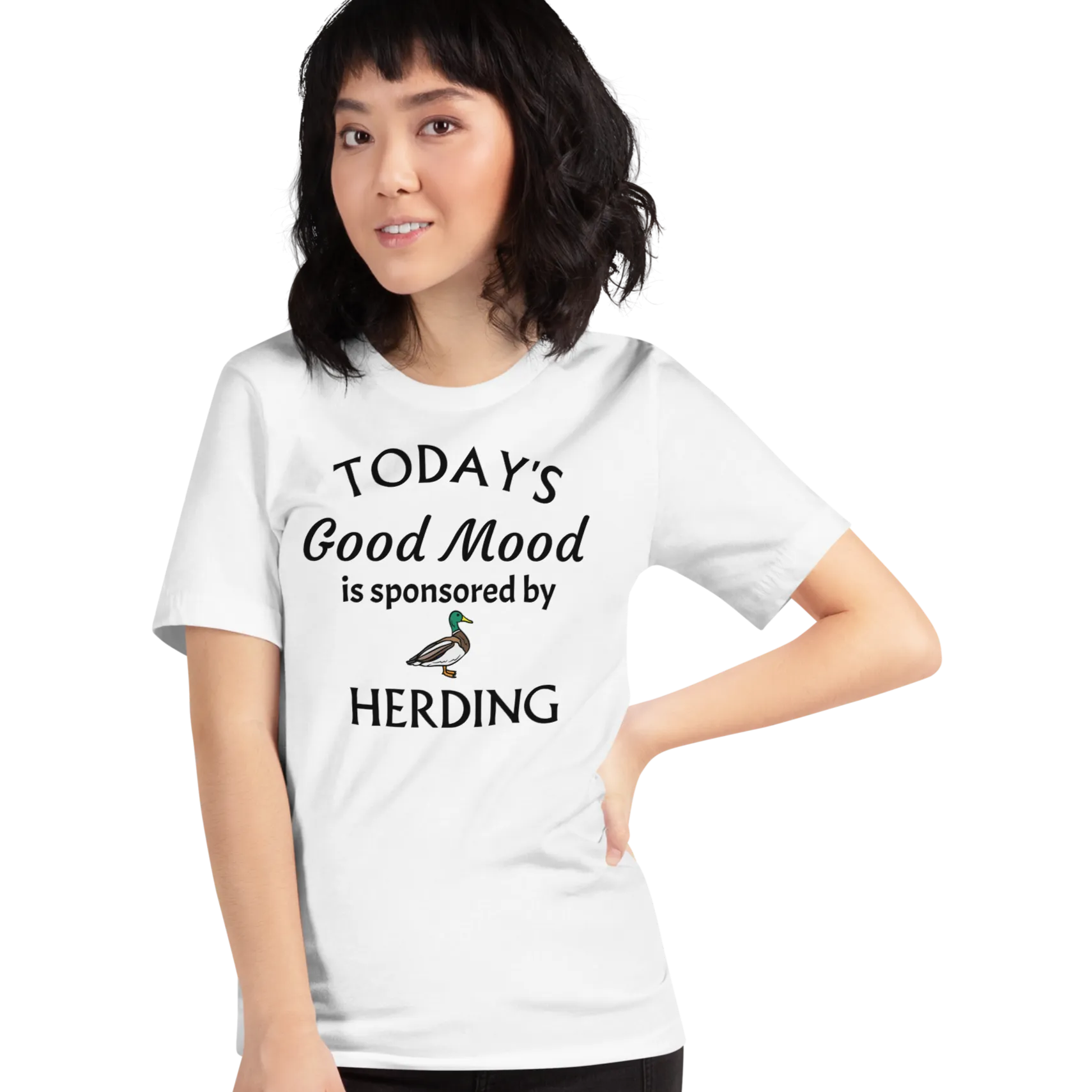 Good Mood by Duck Herding T-Shirts - Light