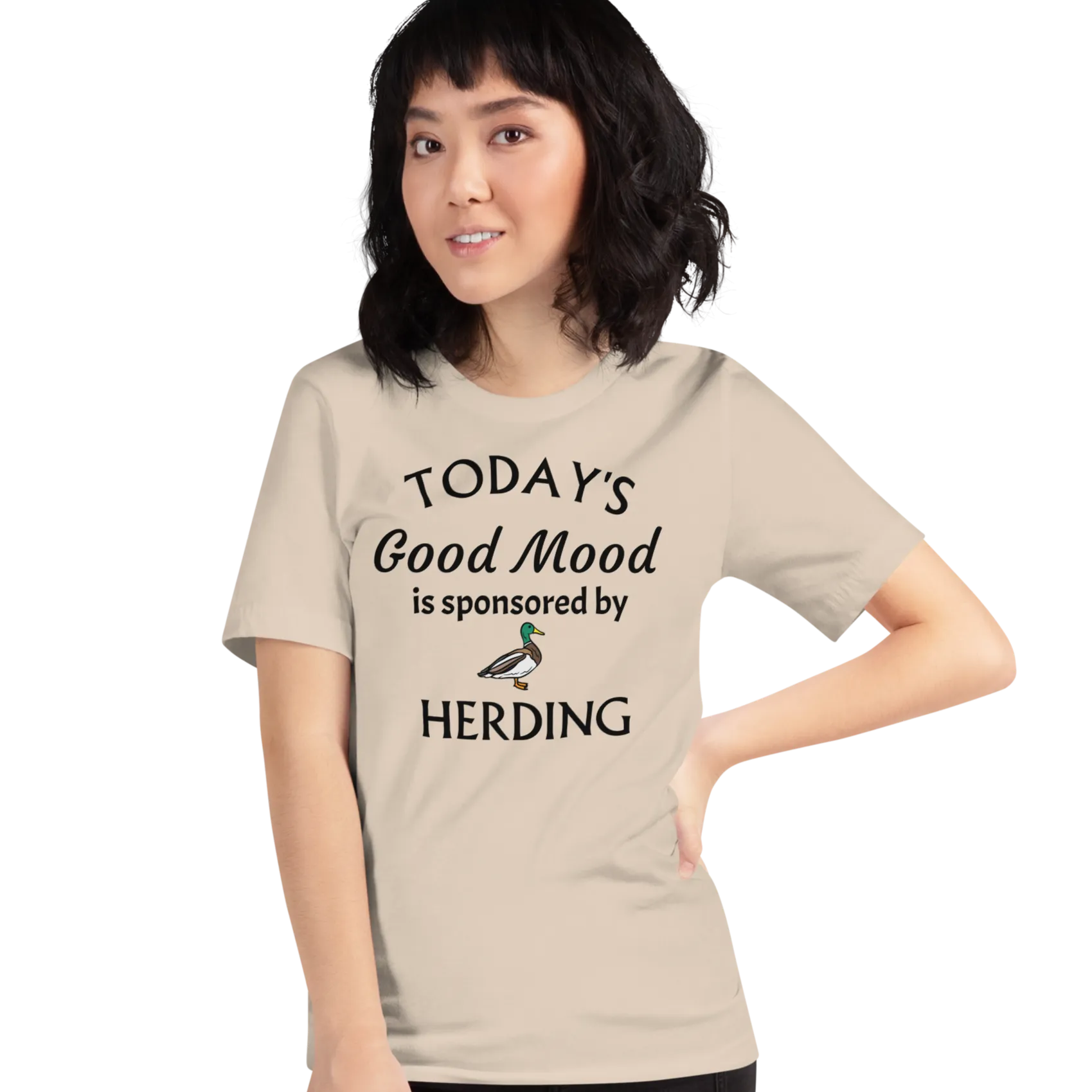 Good Mood by Duck Herding T-Shirts - Light