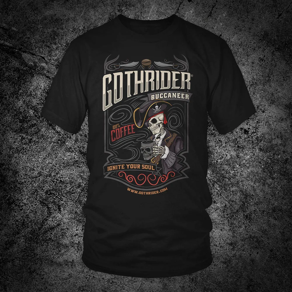 GothRider Buccaneer Coffee Unisex T-Shirt