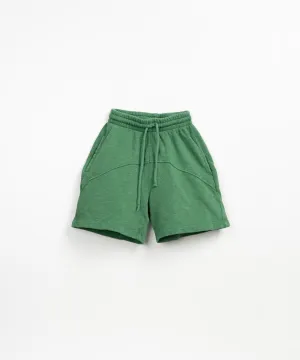Green Fleece Shorts