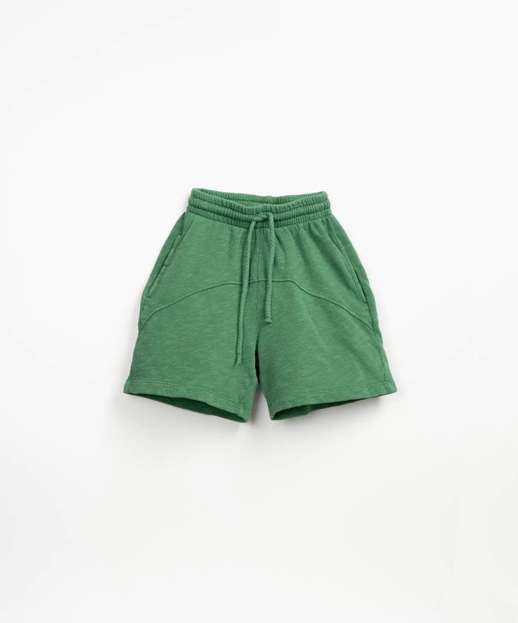 Green Fleece Shorts