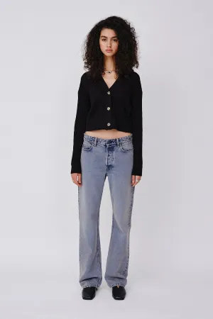 Halo Pointelle - Black